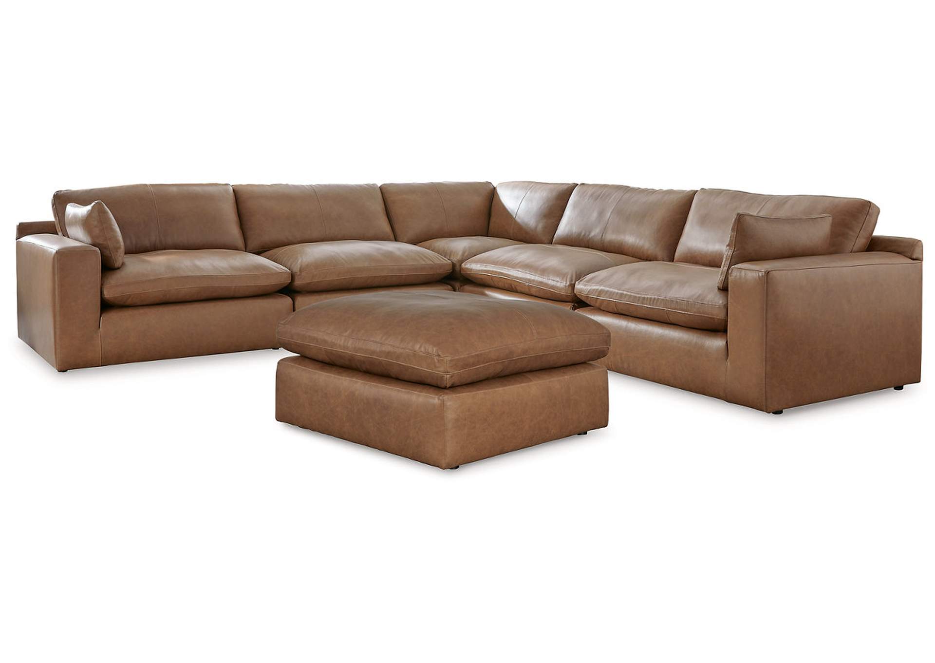 Emilia 5-Piece Sectional and Ottoman,Signature Design By Ashley