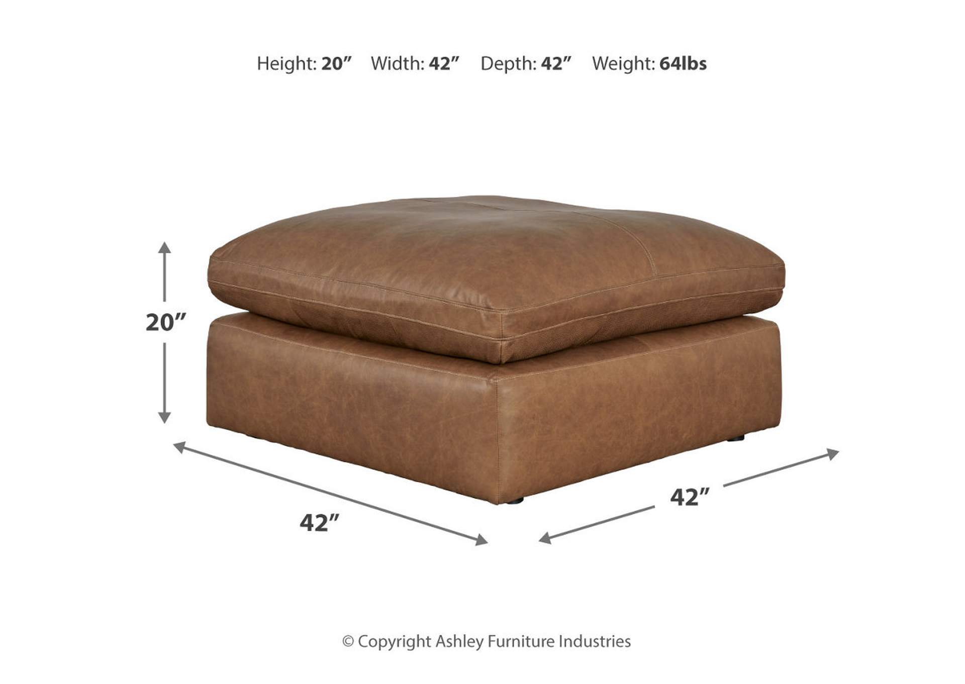 Emilia Oversized Accent Ottoman,Signature Design By Ashley