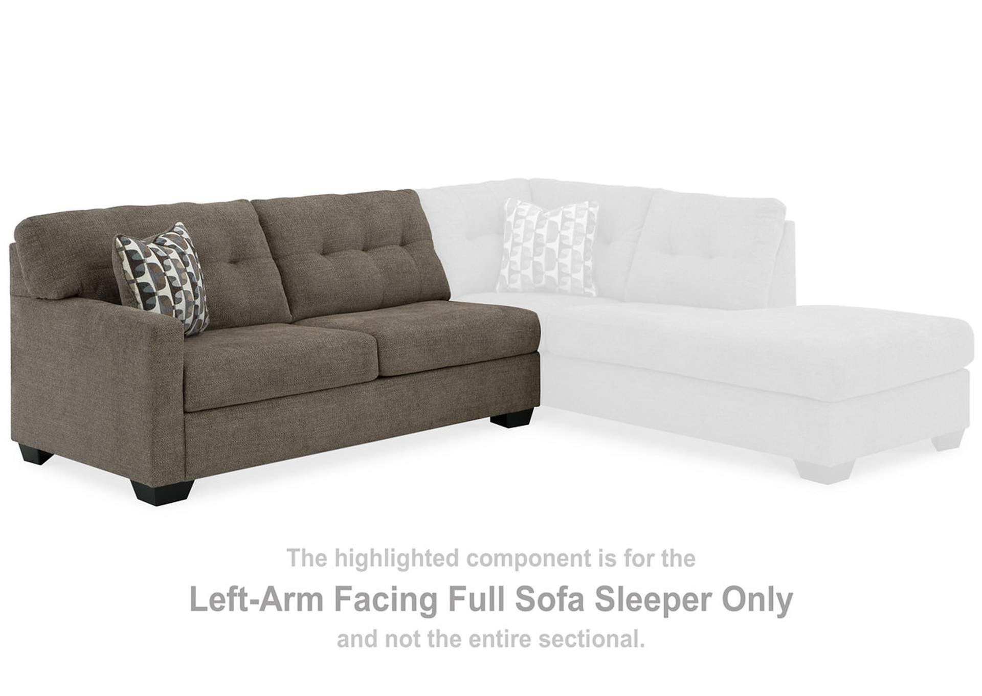 Mahoney Left-Arm Facing Full Sofa Sleeper,Signature Design By Ashley