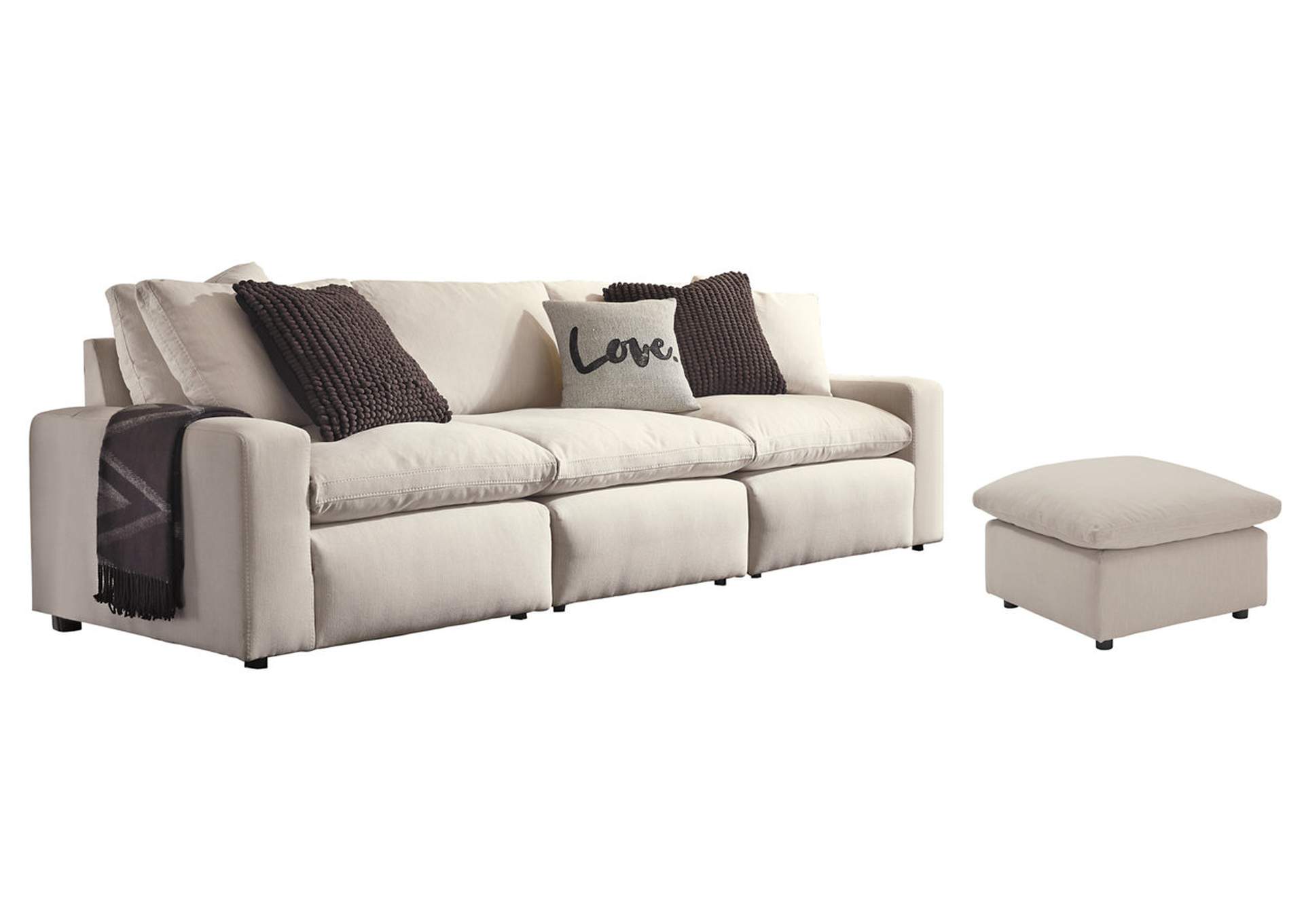 Savesto 3-Piece Sectional with Ottoman,Signature Design By Ashley