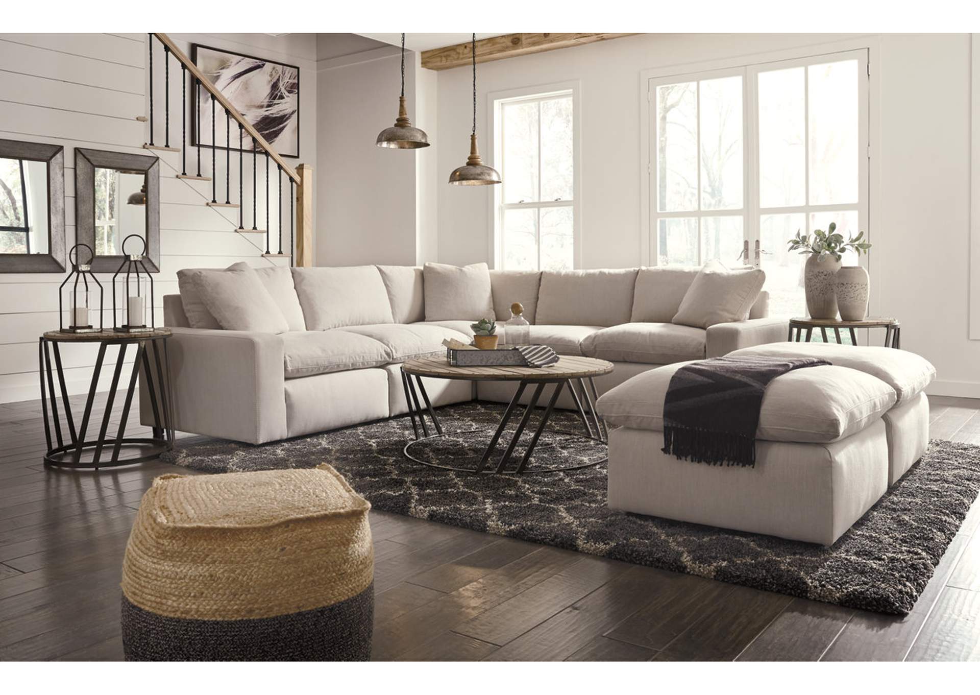 Savesto 5-Piece Sectional with Ottoman,Signature Design By Ashley