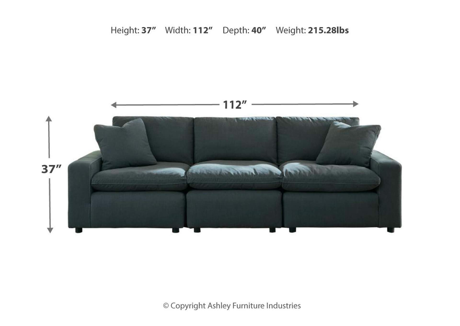 Savesto 3-Piece Sectional Sofa,Signature Design By Ashley