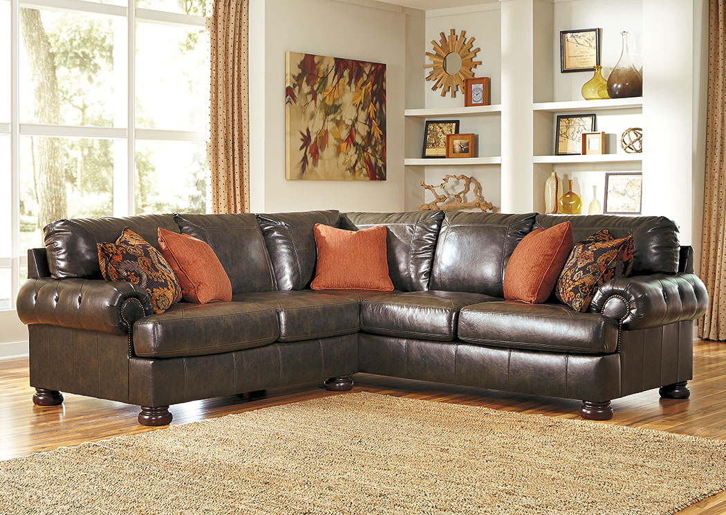 Nesbit DuraBlend® Antique Sectional,ABF Benchcraft