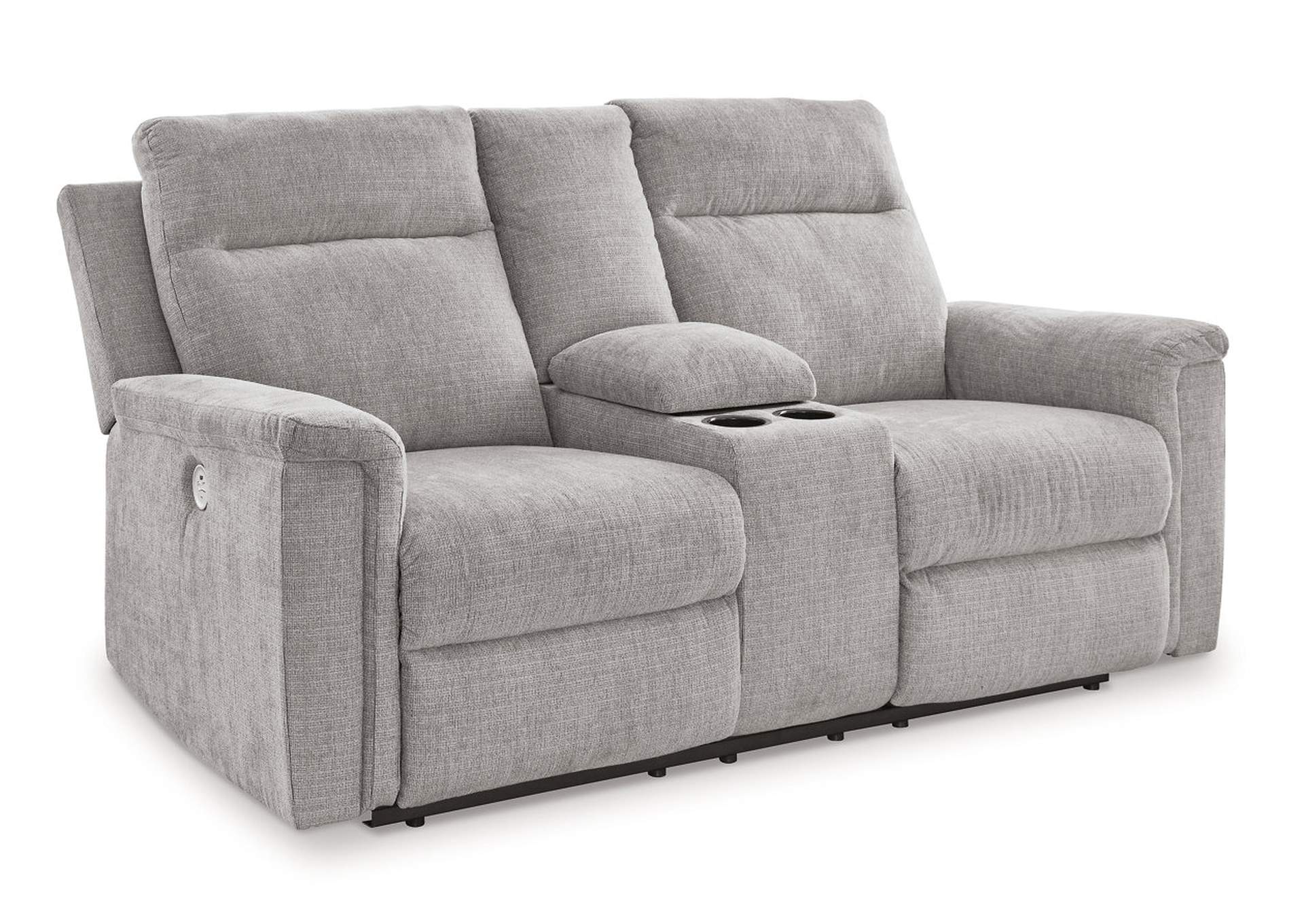 Barnsana Power Reclining Loveseat with Console,Signature Design By Ashley