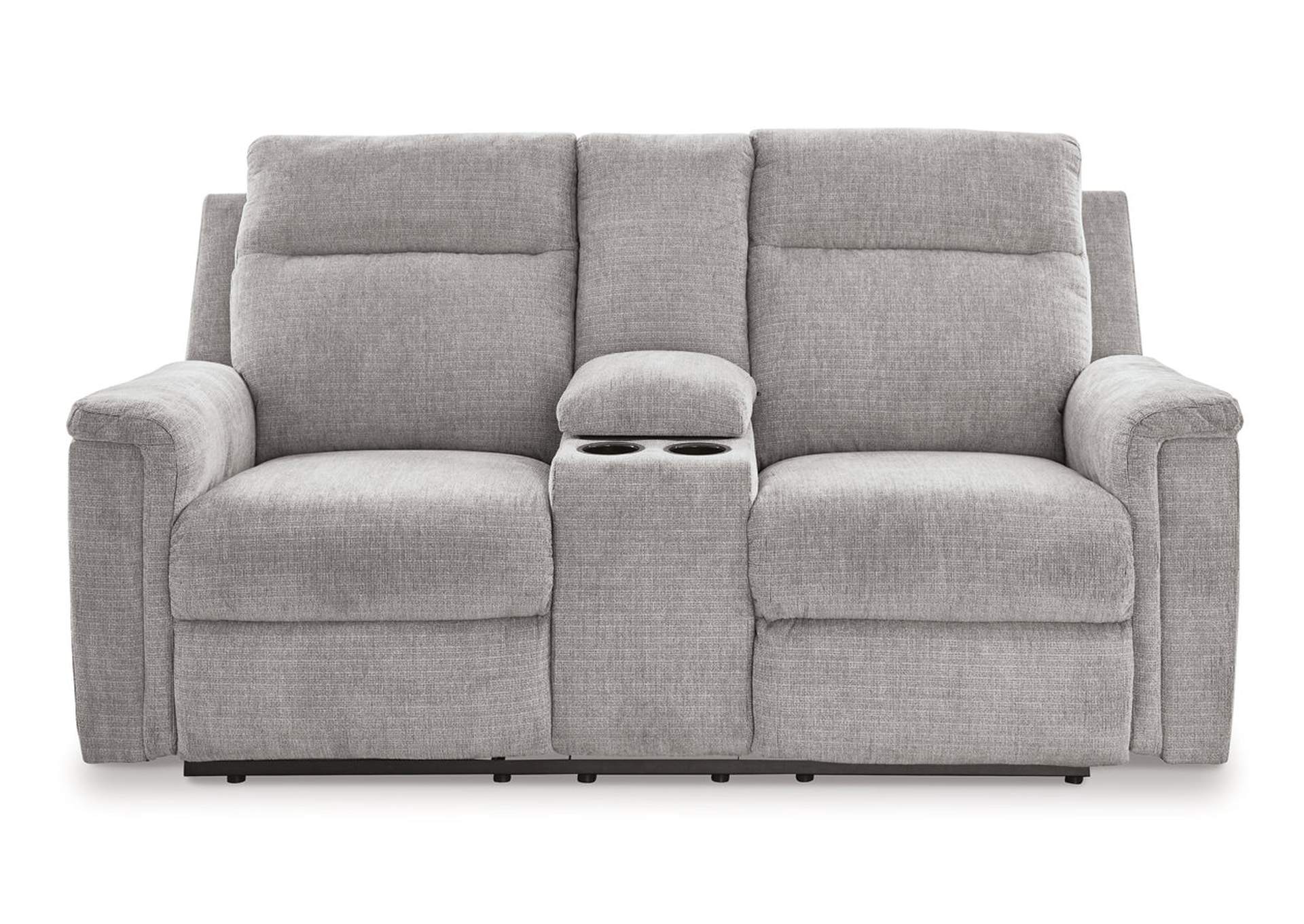 Barnsana Power Reclining Loveseat with Console,Signature Design By Ashley