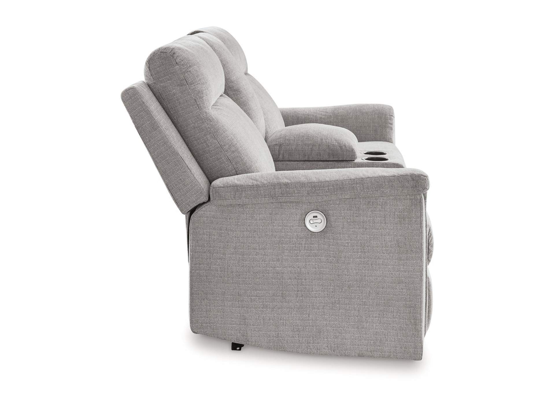 Barnsana Power Reclining Loveseat with Console,Signature Design By Ashley