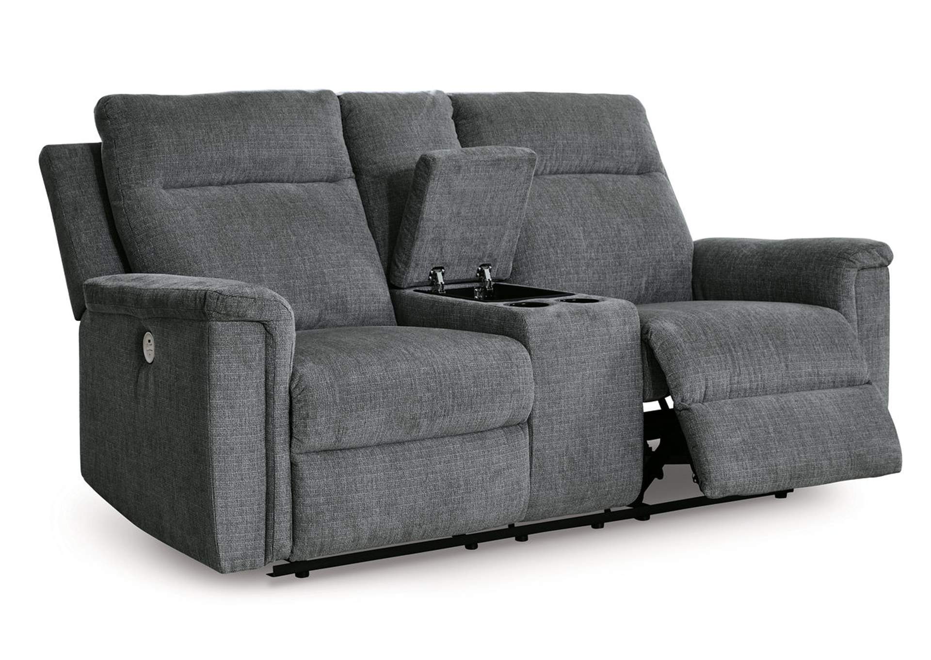 Barnsana Power Reclining Loveseat with Console,Signature Design By Ashley