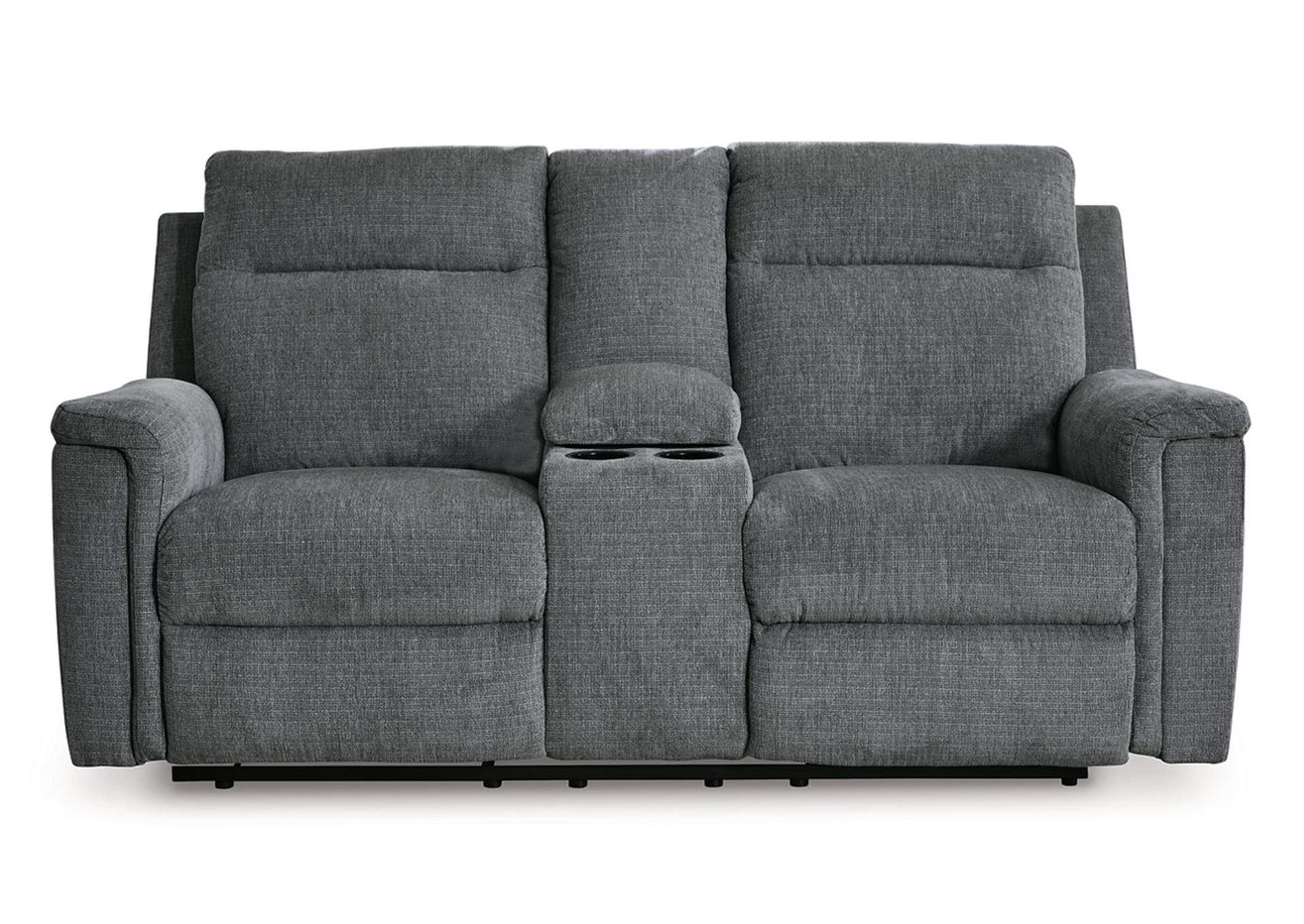 Barnsana Power Reclining Loveseat with Console,Signature Design By Ashley