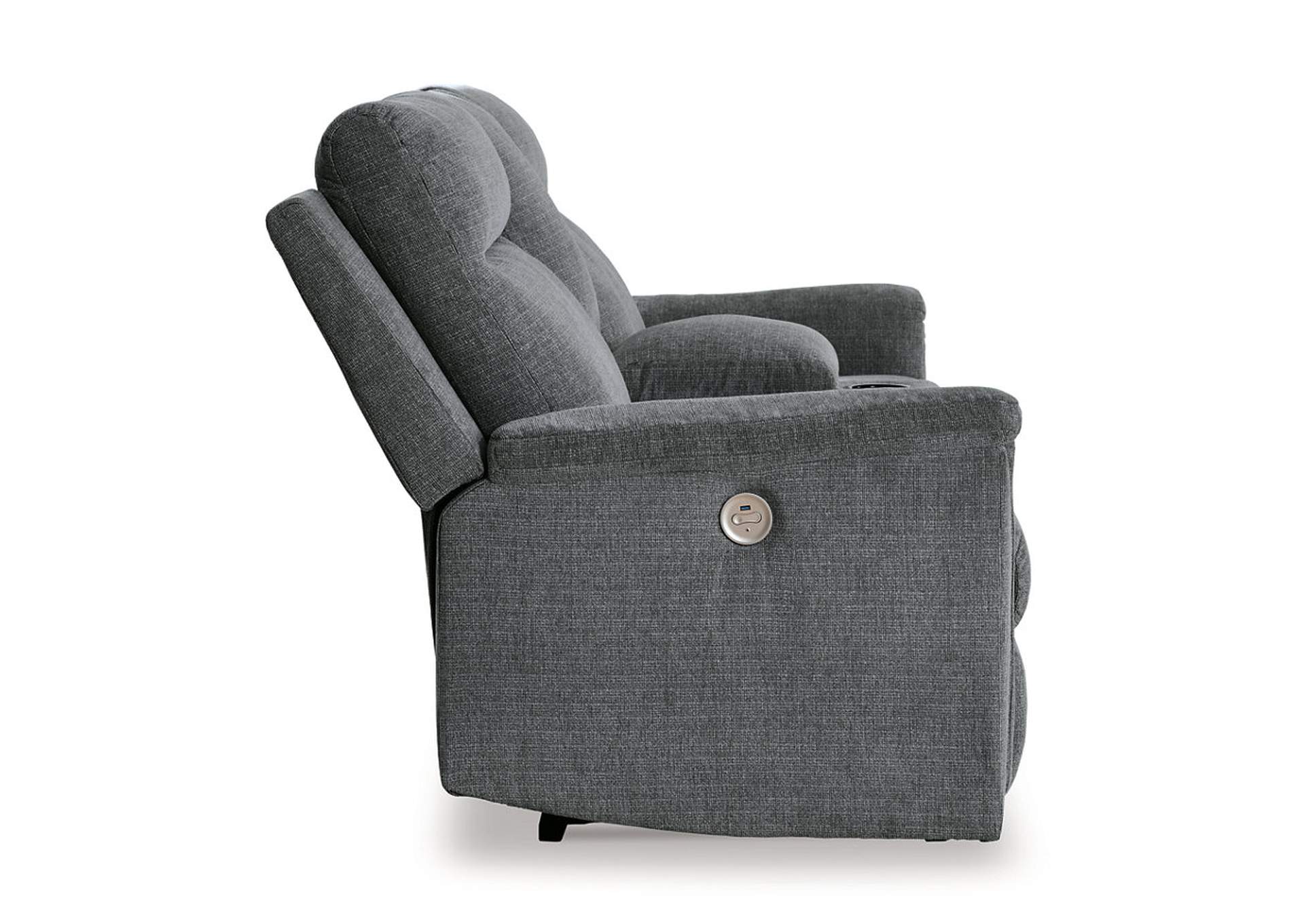 Barnsana Power Reclining Loveseat with Console,Signature Design By Ashley