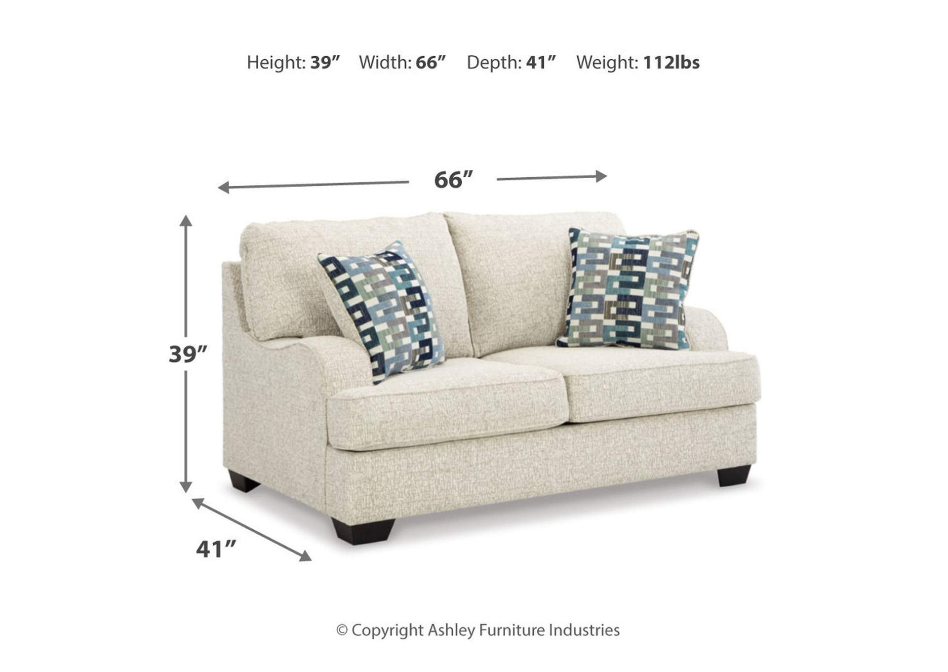 Valerano Loveseat,Signature Design By Ashley