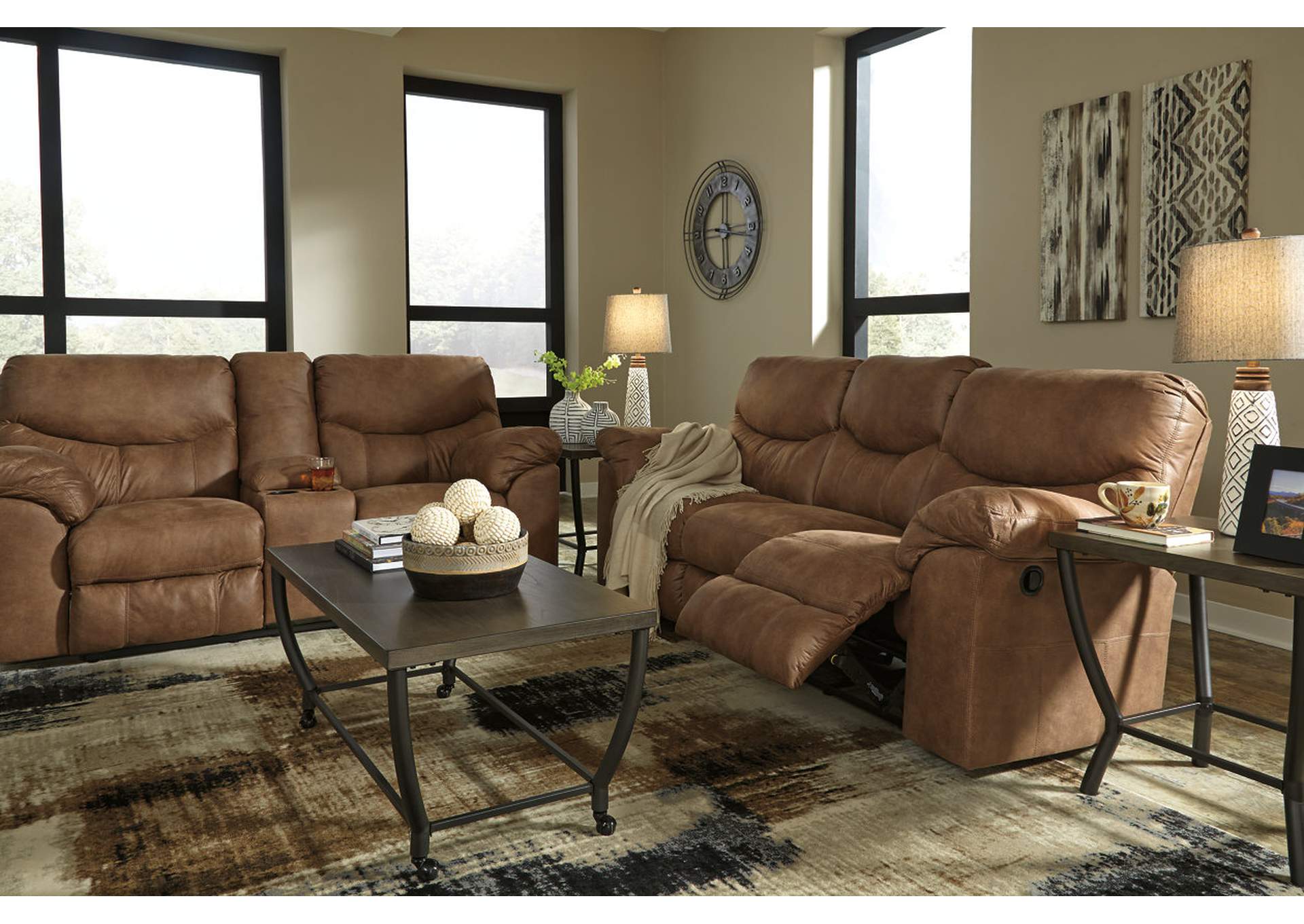 Boxberg Power Reclining Loveseat with Console,Signature Design By Ashley