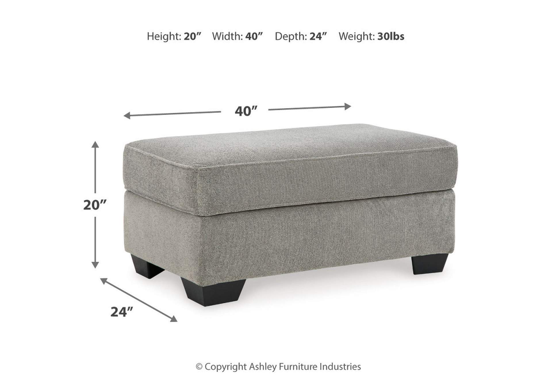 Deakin Ottoman,Signature Design By Ashley