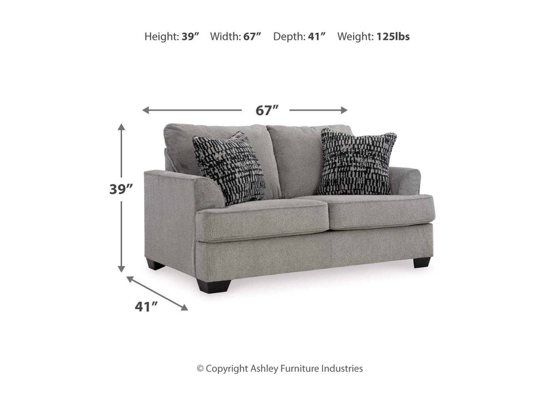 Deakin Loveseat,Signature Design By Ashley