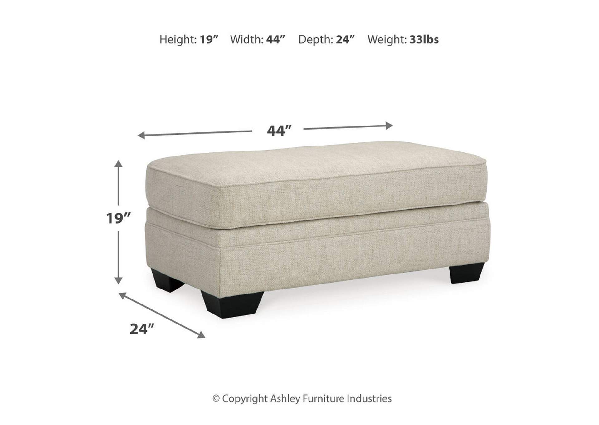 Rilynn Ottoman,Benchcraft