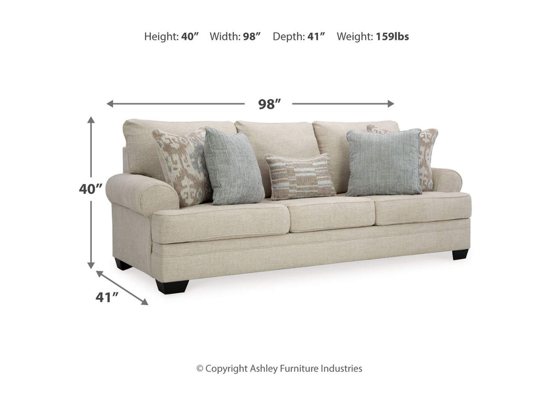 Rilynn Sofa, Loveseat, Chair and Ottoman,Benchcraft