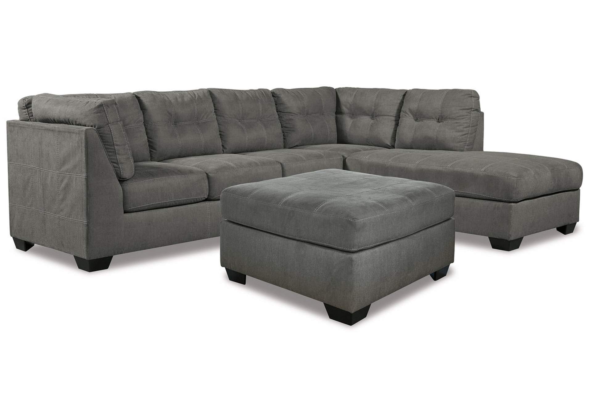 Pitkin 2 Piece Sectional With Ottoman