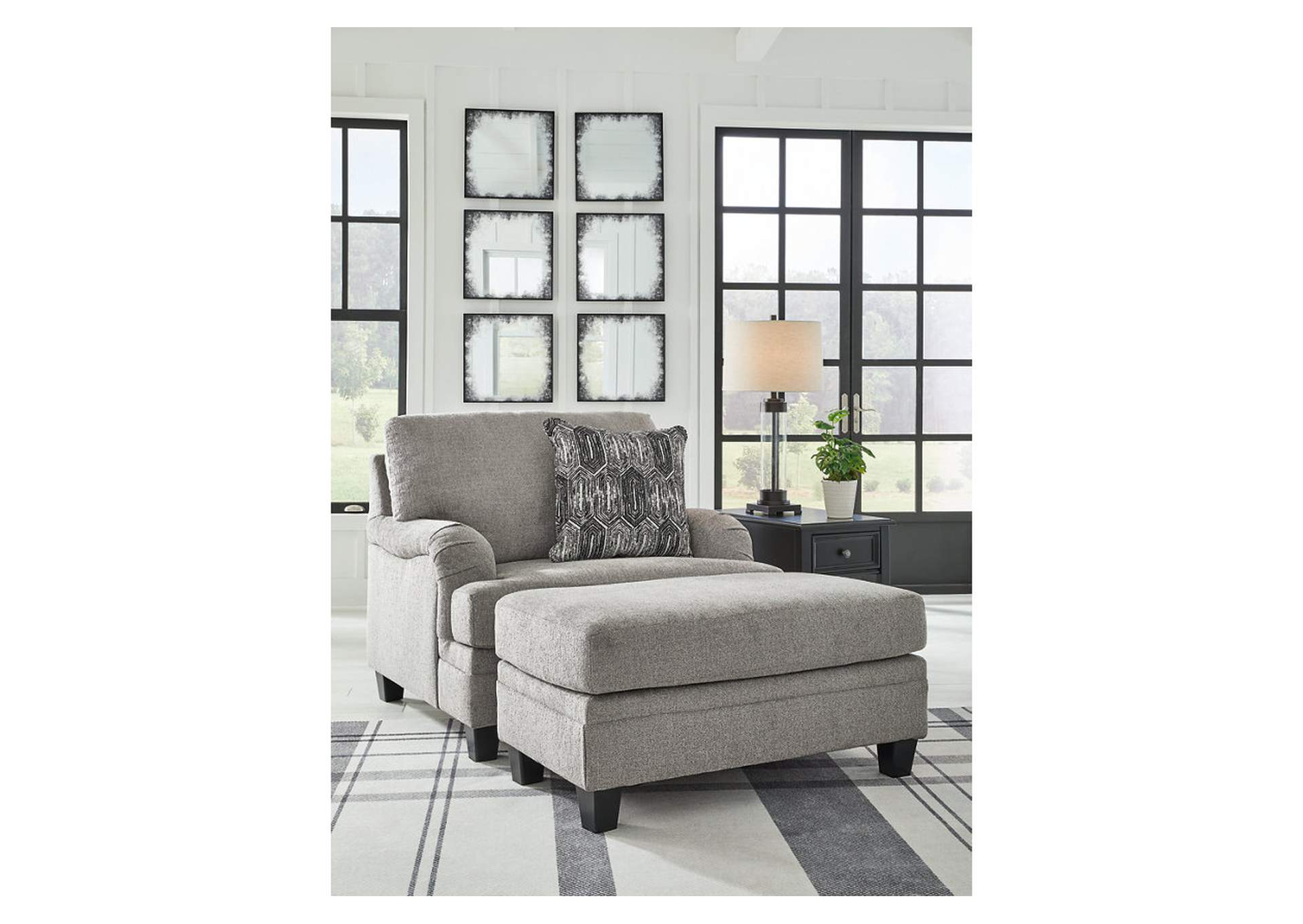 Davinca Sofa, Loveseat, Oversized Chair and Ottoman,Benchcraft