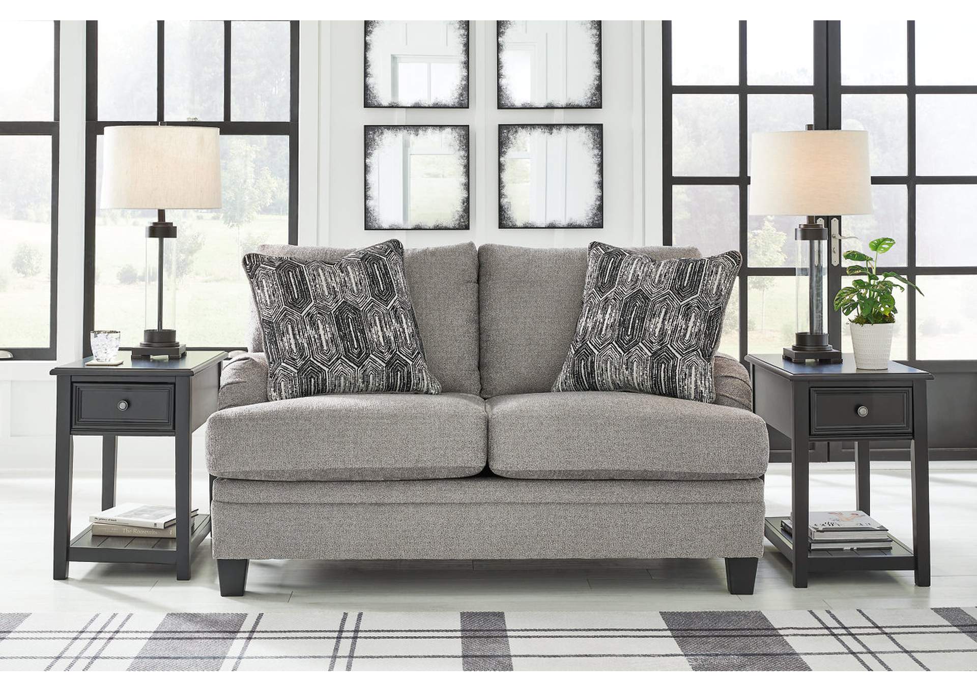 Davinca Sofa, Loveseat, Chair and Ottoman,Benchcraft