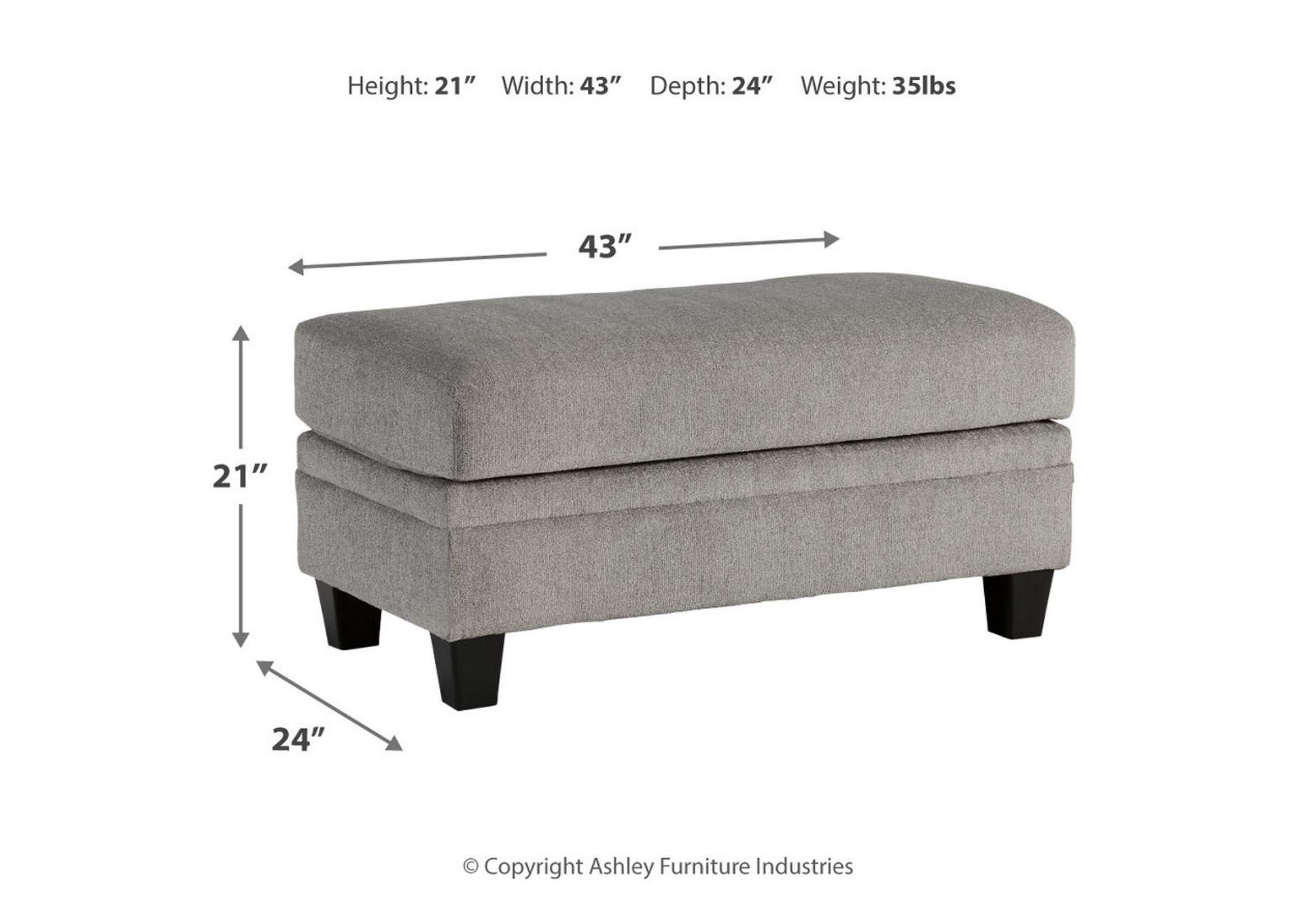 Davinca Sofa, Loveseat, Chair and Ottoman,Benchcraft