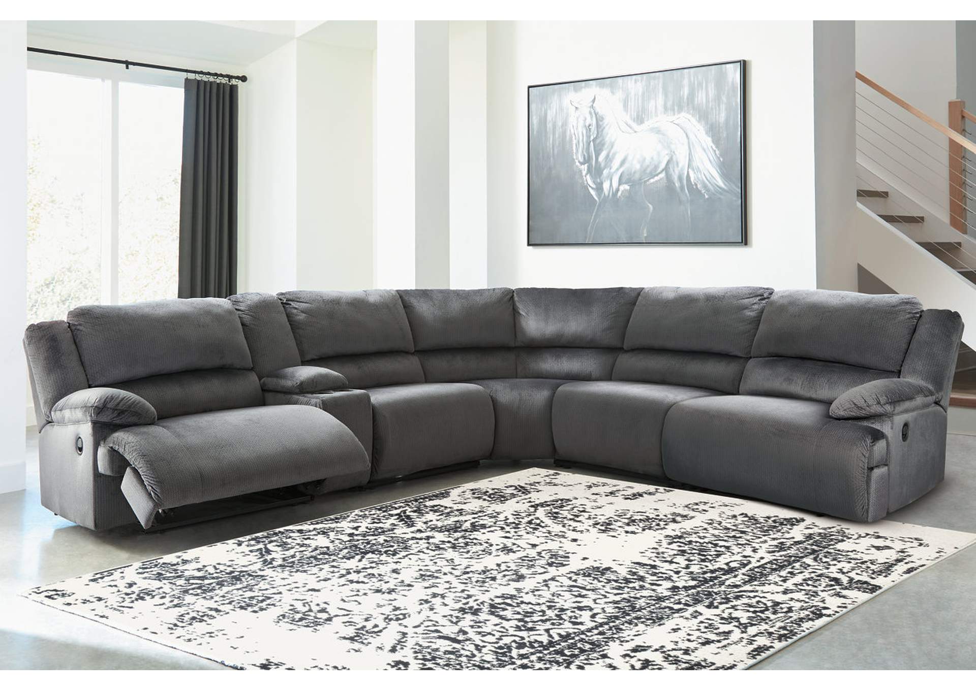 Clonmel 6-Piece Reclining Sectional,Signature Design By Ashley