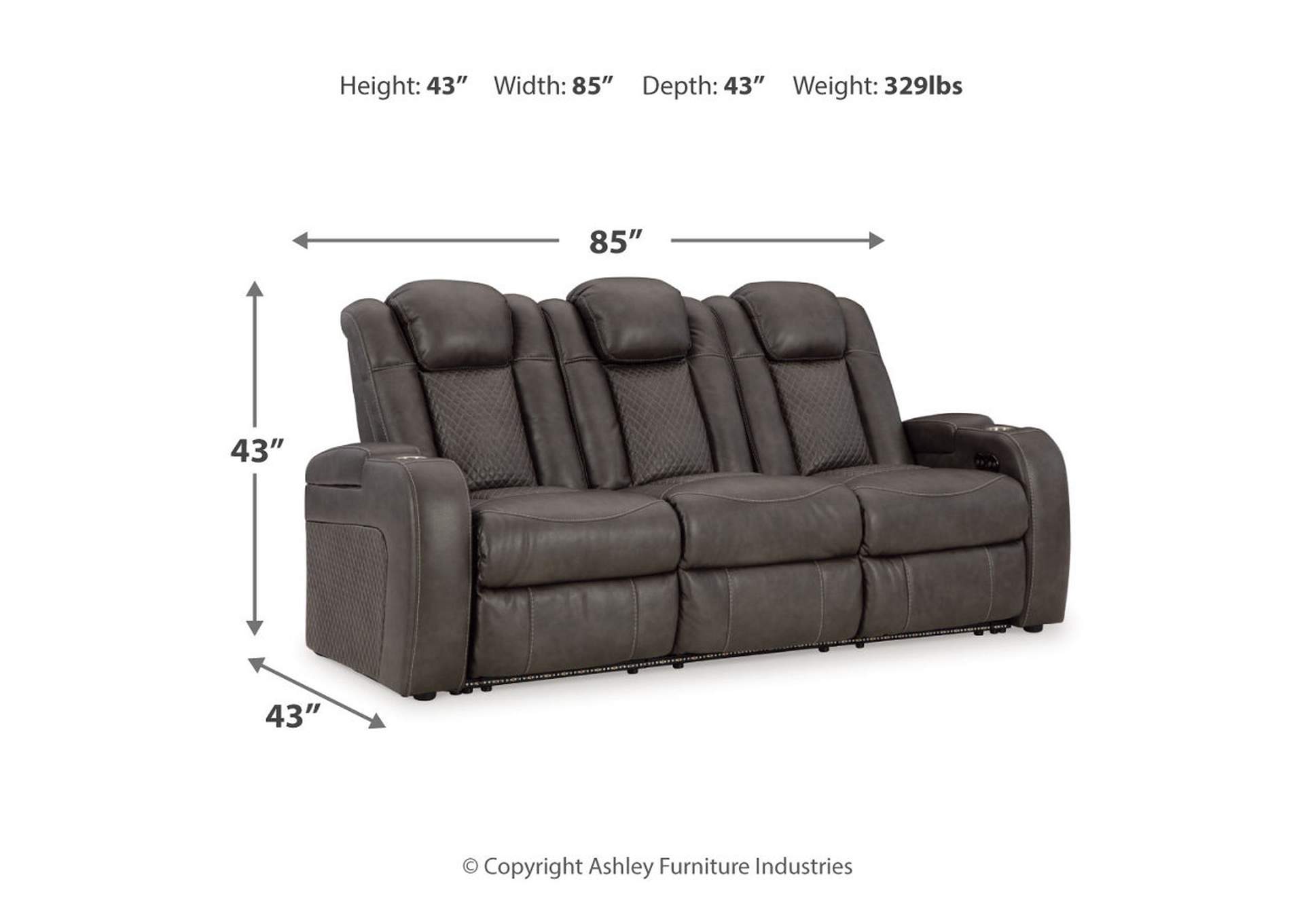 Fyne-Dyme Power Reclining Sofa and Loveseat,Signature Design By Ashley