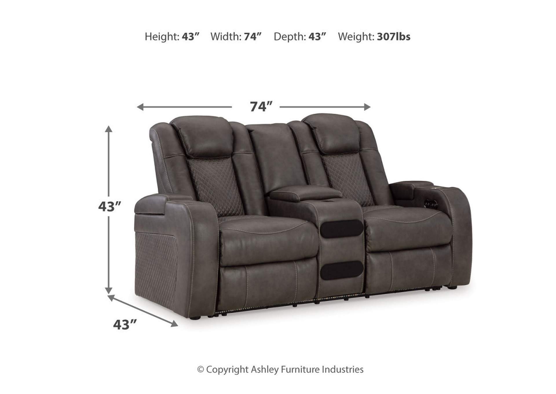 Fyne-Dyme Power Reclining Sofa and Loveseat,Signature Design By Ashley