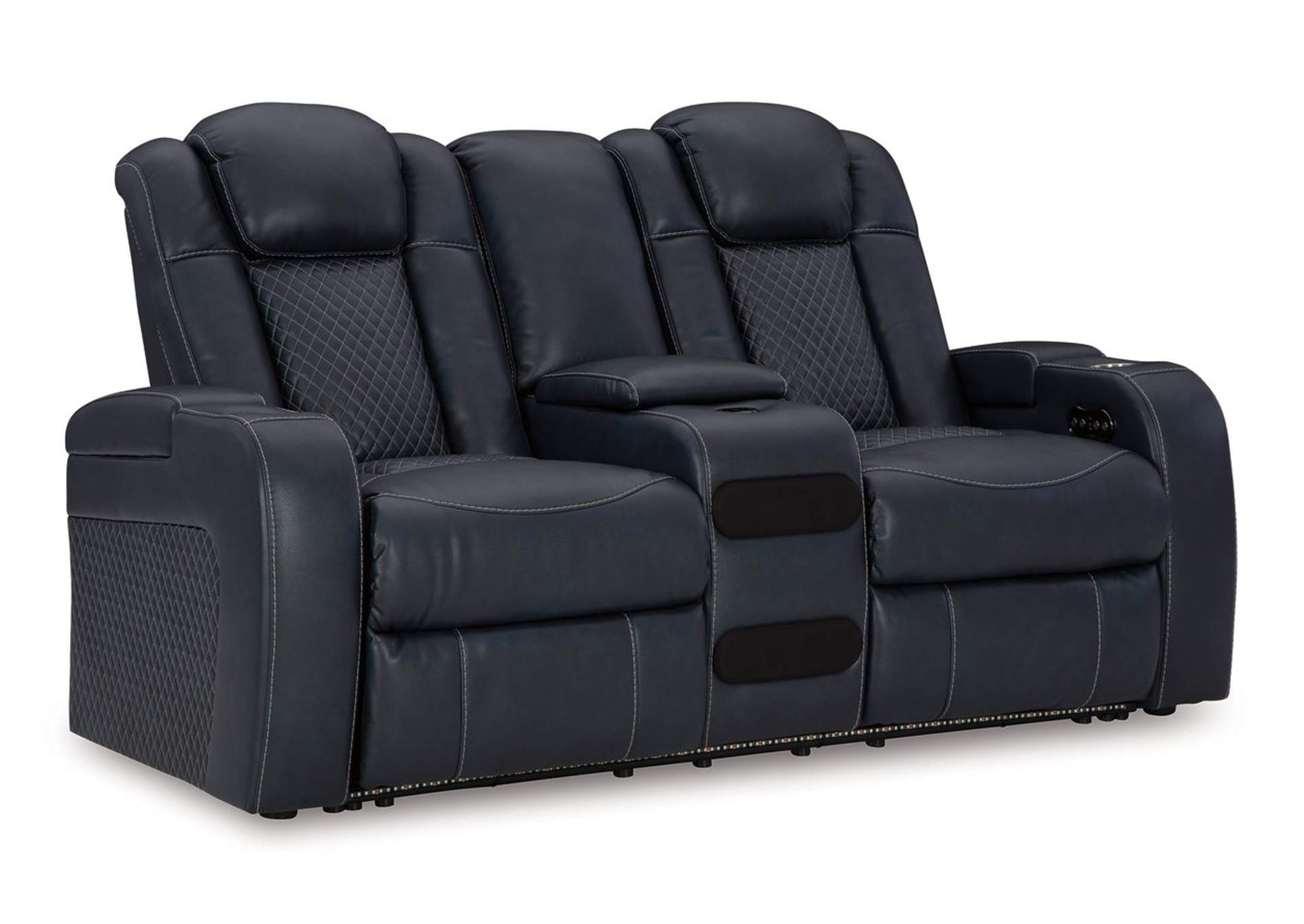 Fyne-Dyme Power Reclining Loveseat with Console,Signature Design By Ashley