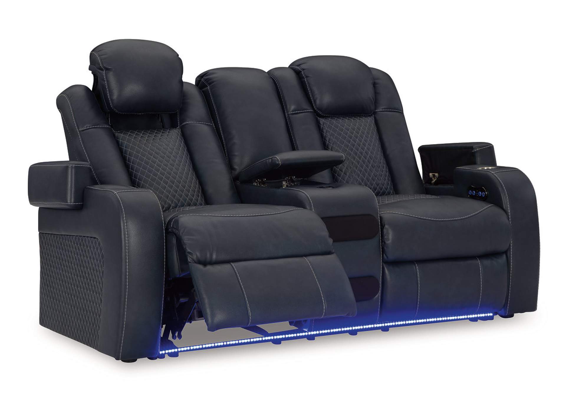 Fyne-Dyme Power Reclining Loveseat with Console,Signature Design By Ashley