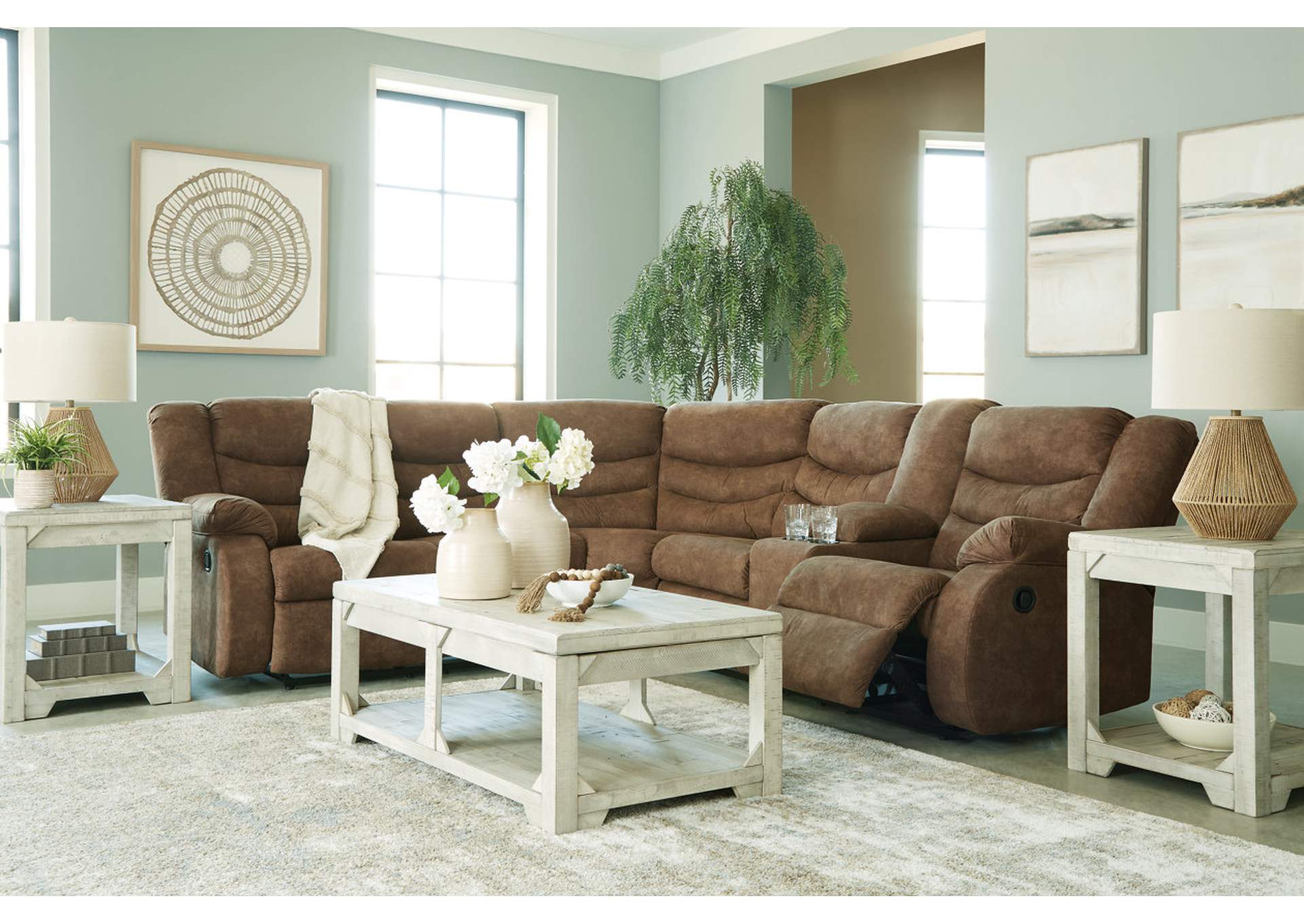 Partymate 2-Piece Reclining Sectional,Signature Design By Ashley