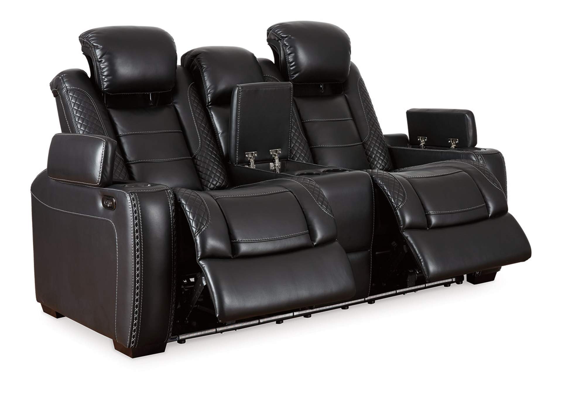 Party Time Power Reclining Loveseat with Console,Signature Design By Ashley