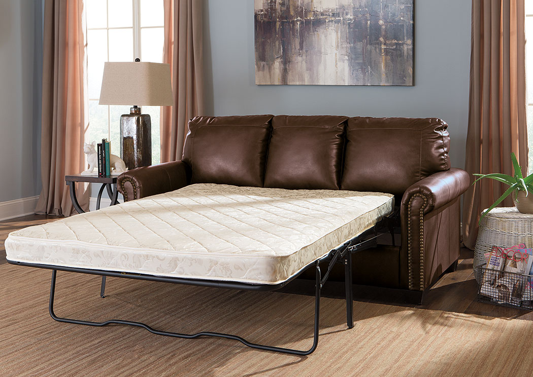Lottie DuraBlend Chocolate Full Sofa Sleeper,ABF Signature Design by Ashley