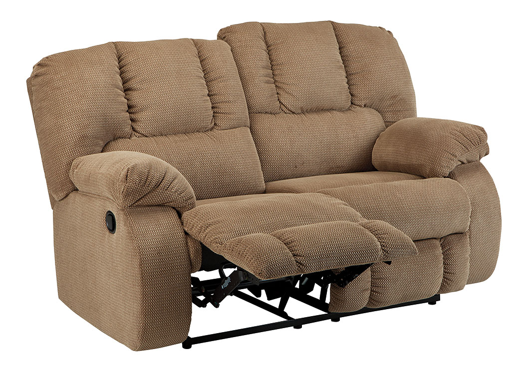 Roan Mocha Reclining Loveseat,ABF Benchcraft