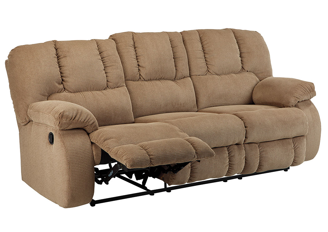 Roan Mocha Reclining Sofa,ABF Benchcraft