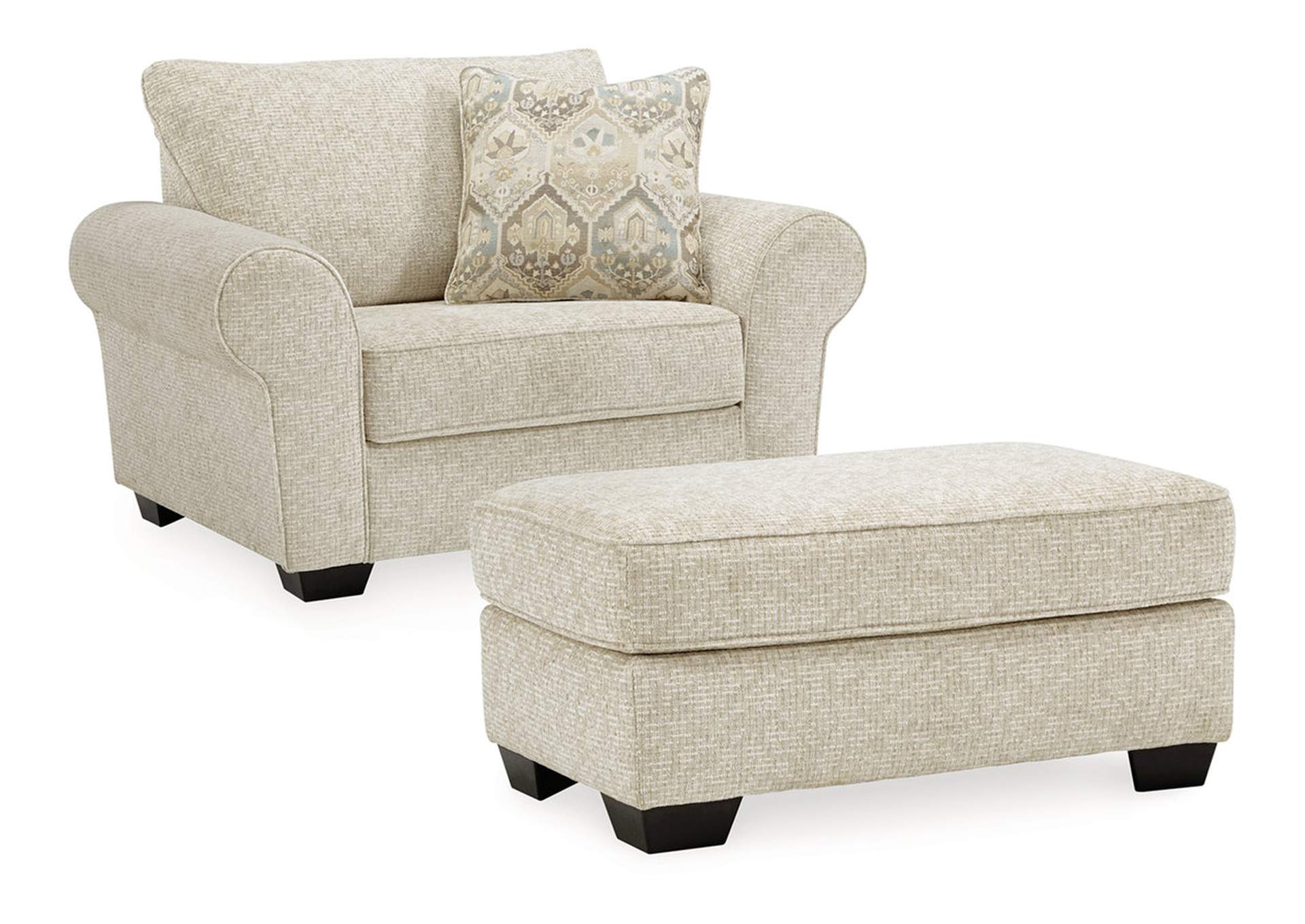 Haisley Oversized Chair and Ottoman,Benchcraft