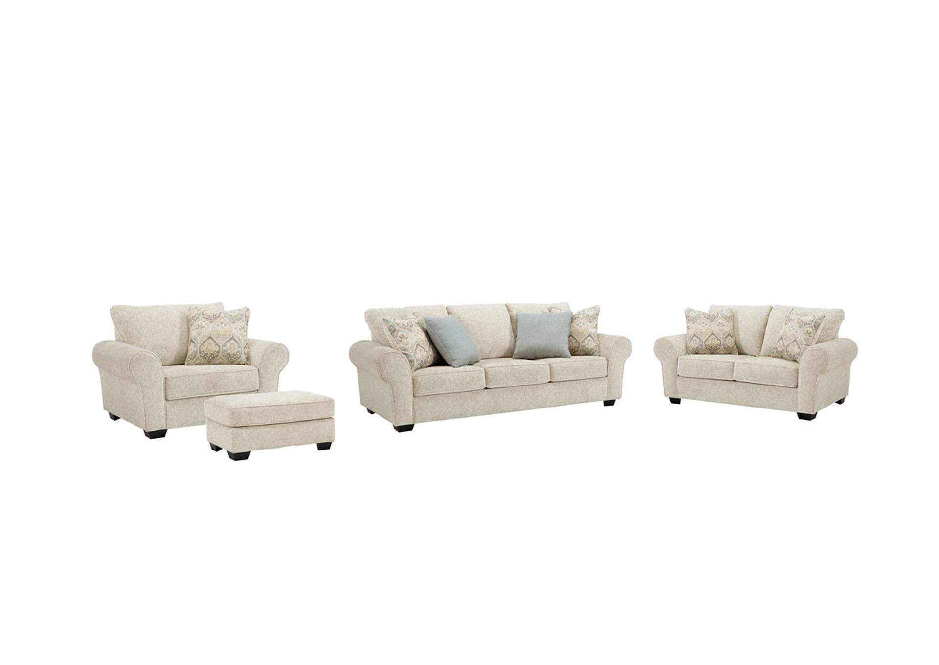 Haisley Sofa, Loveseat, Chair and Ottoman,Benchcraft