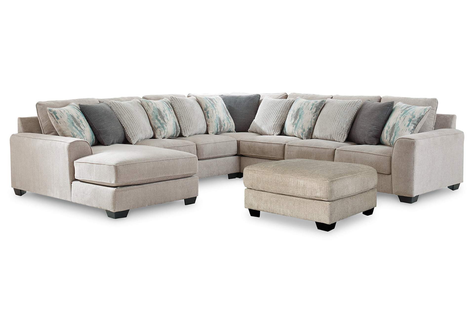 Ardsley 5-Piece Sectional and Ottoman,Benchcraft