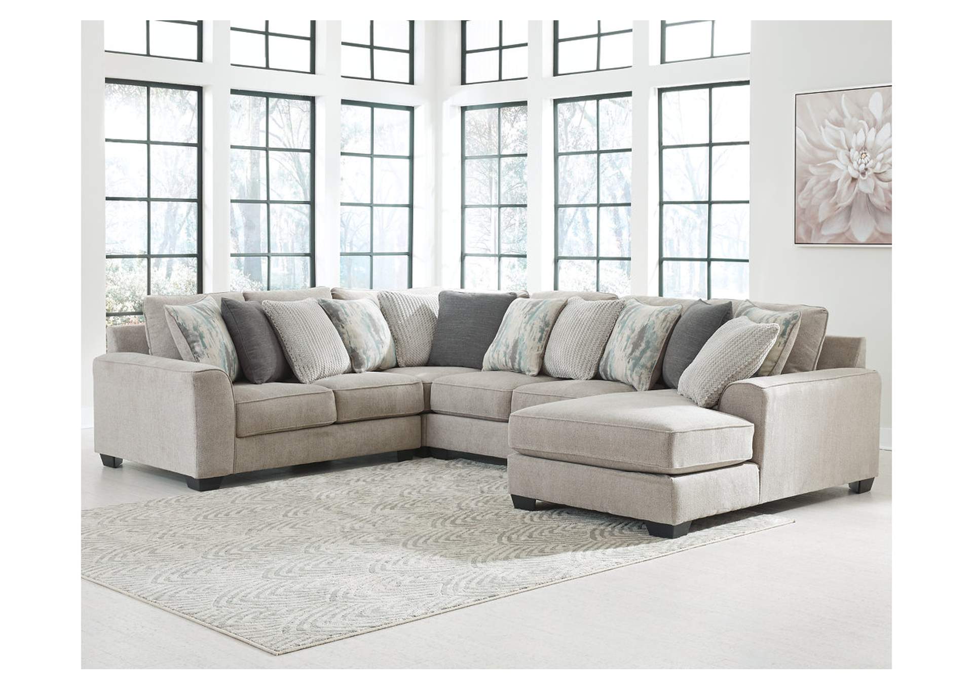 Ardsley 4-Piece Sectional with Ottoman,Benchcraft