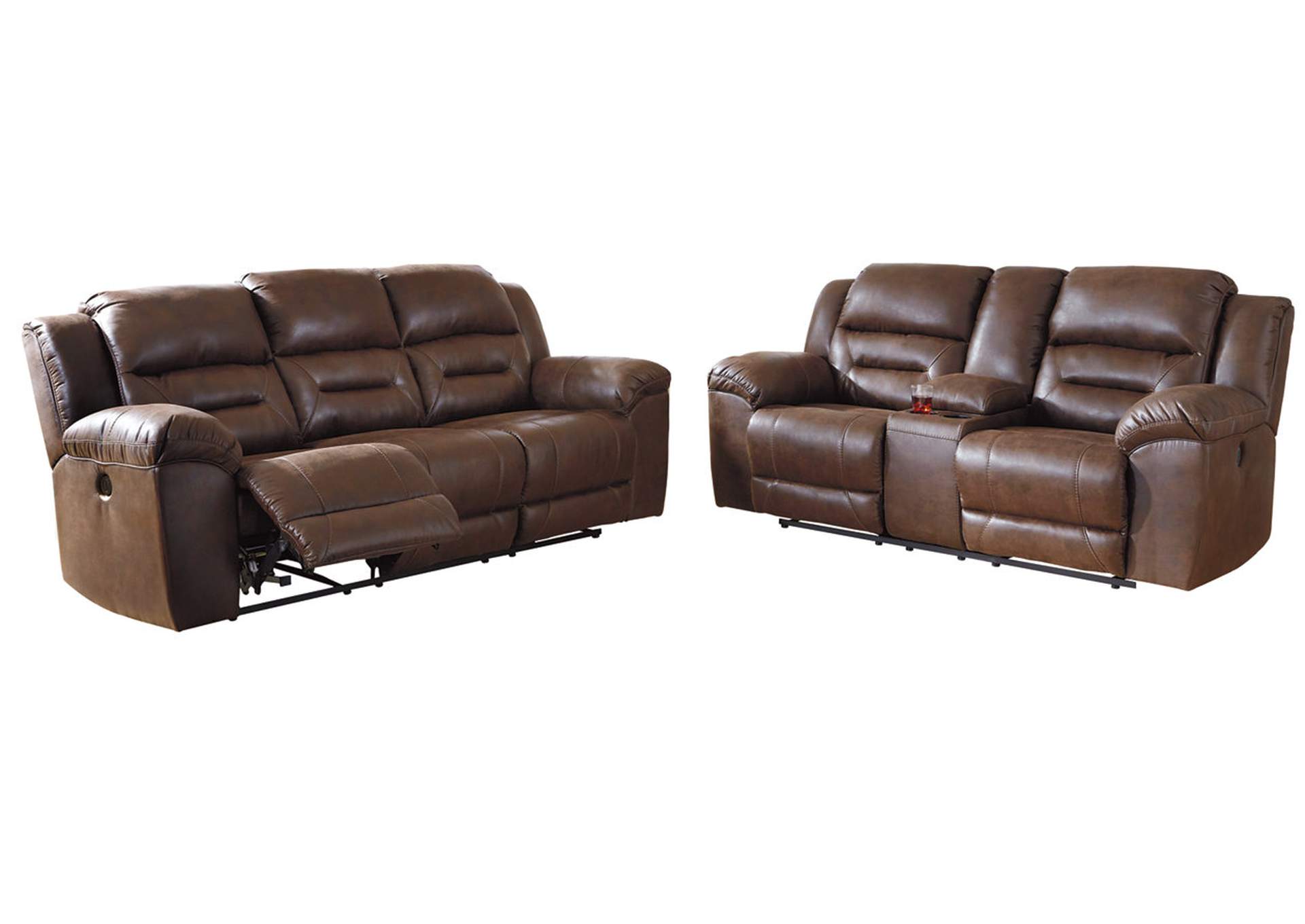 Stoneland Power Reclining Sofa and Loveseat,Signature Design By Ashley