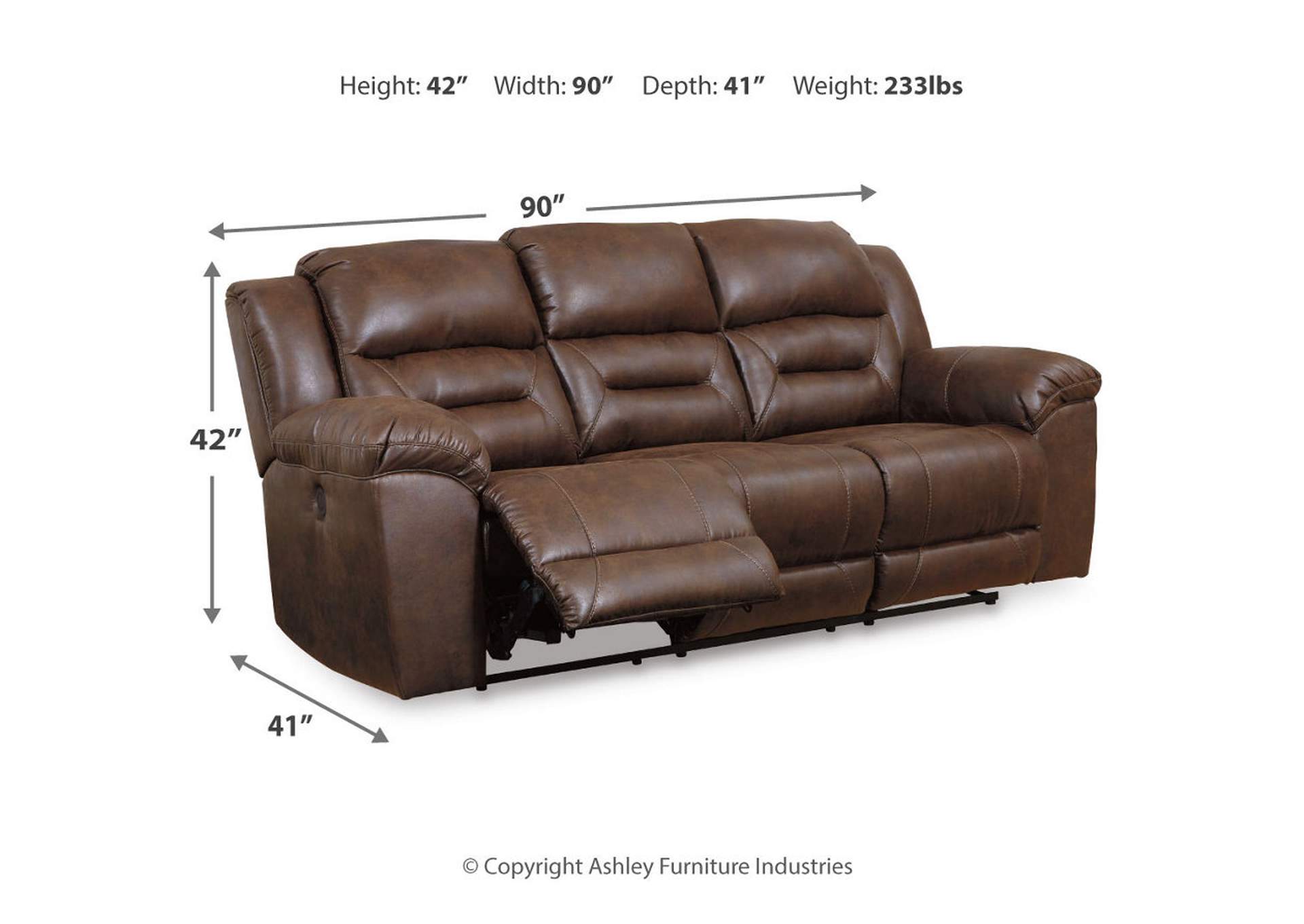 Stoneland Power Reclining Sofa,Signature Design By Ashley