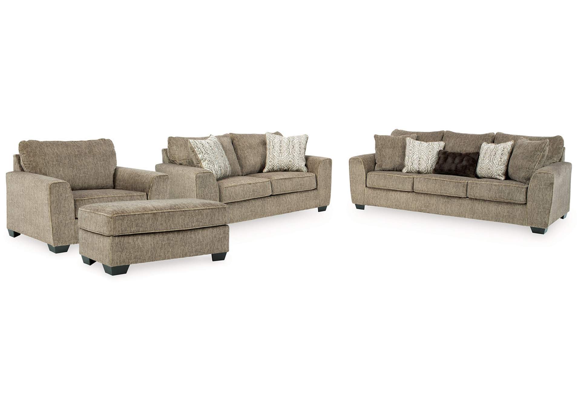 Olin Sofa, Loveseat, Chair and Ottoman The Furniture Shop Duncanville, TX