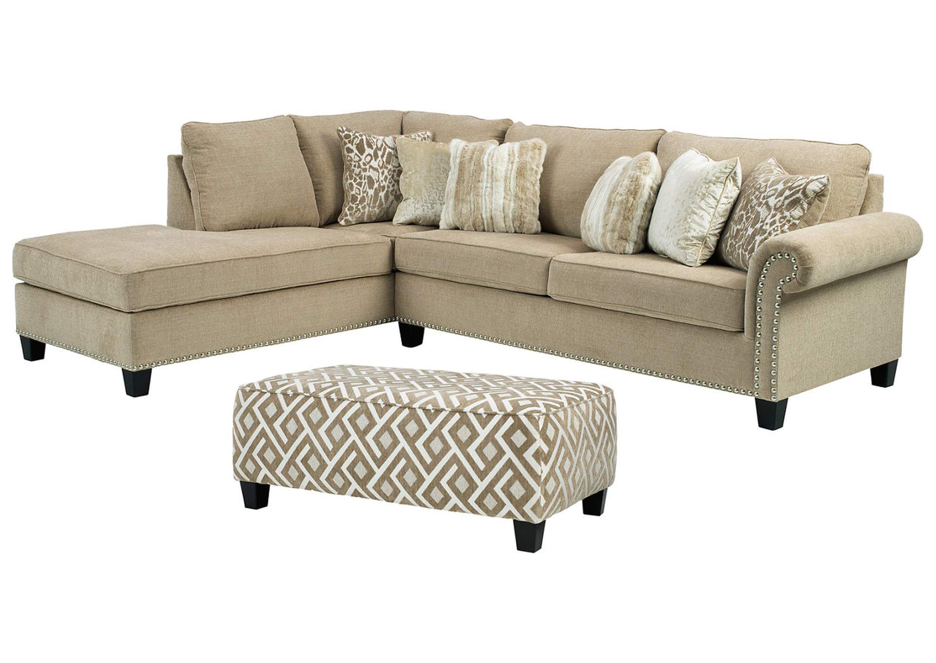 Dovemont 2-Piece Sectional with Ottoman,Signature Design By Ashley