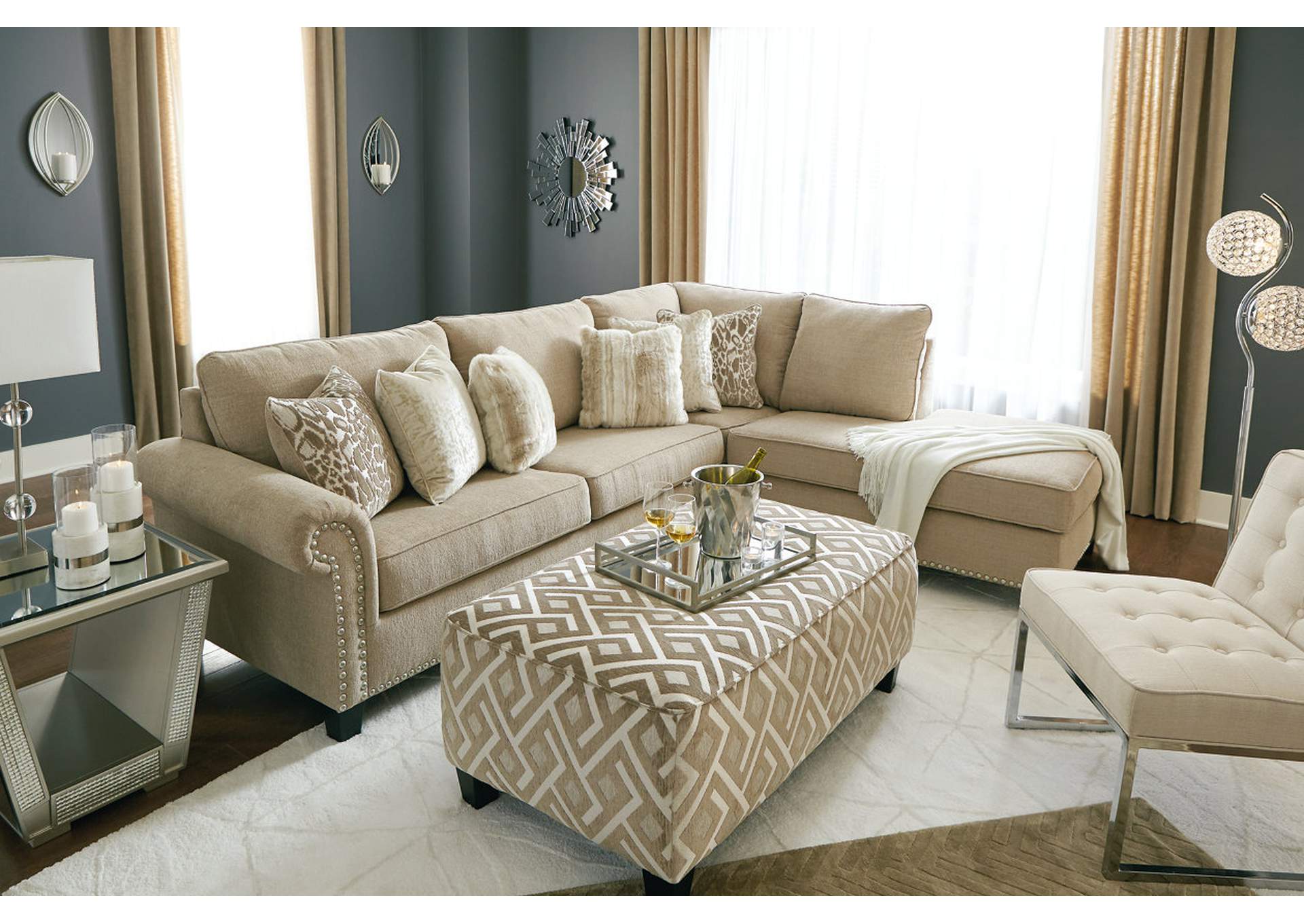 Dovemont 2-Piece Sectional with Chaise,Signature Design By Ashley