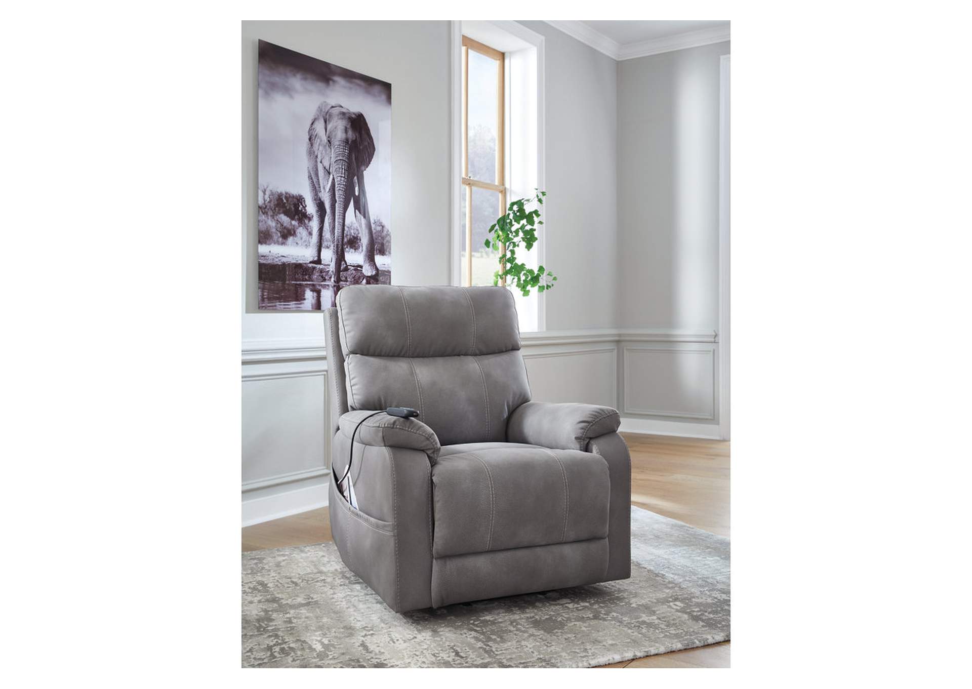 Next-Gen Durapella Power Lift Recliner,Signature Design By Ashley