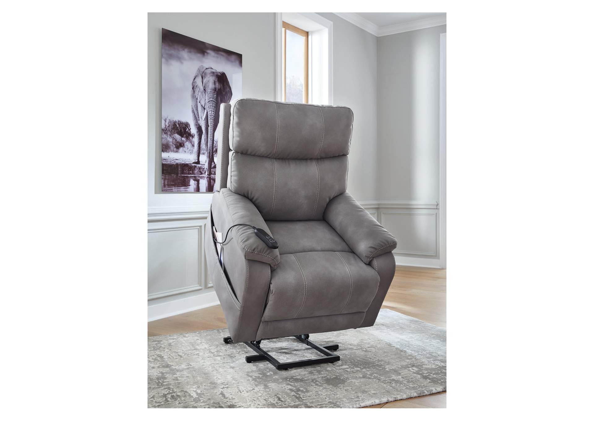 Next-Gen Durapella Power Lift Recliner,Signature Design By Ashley