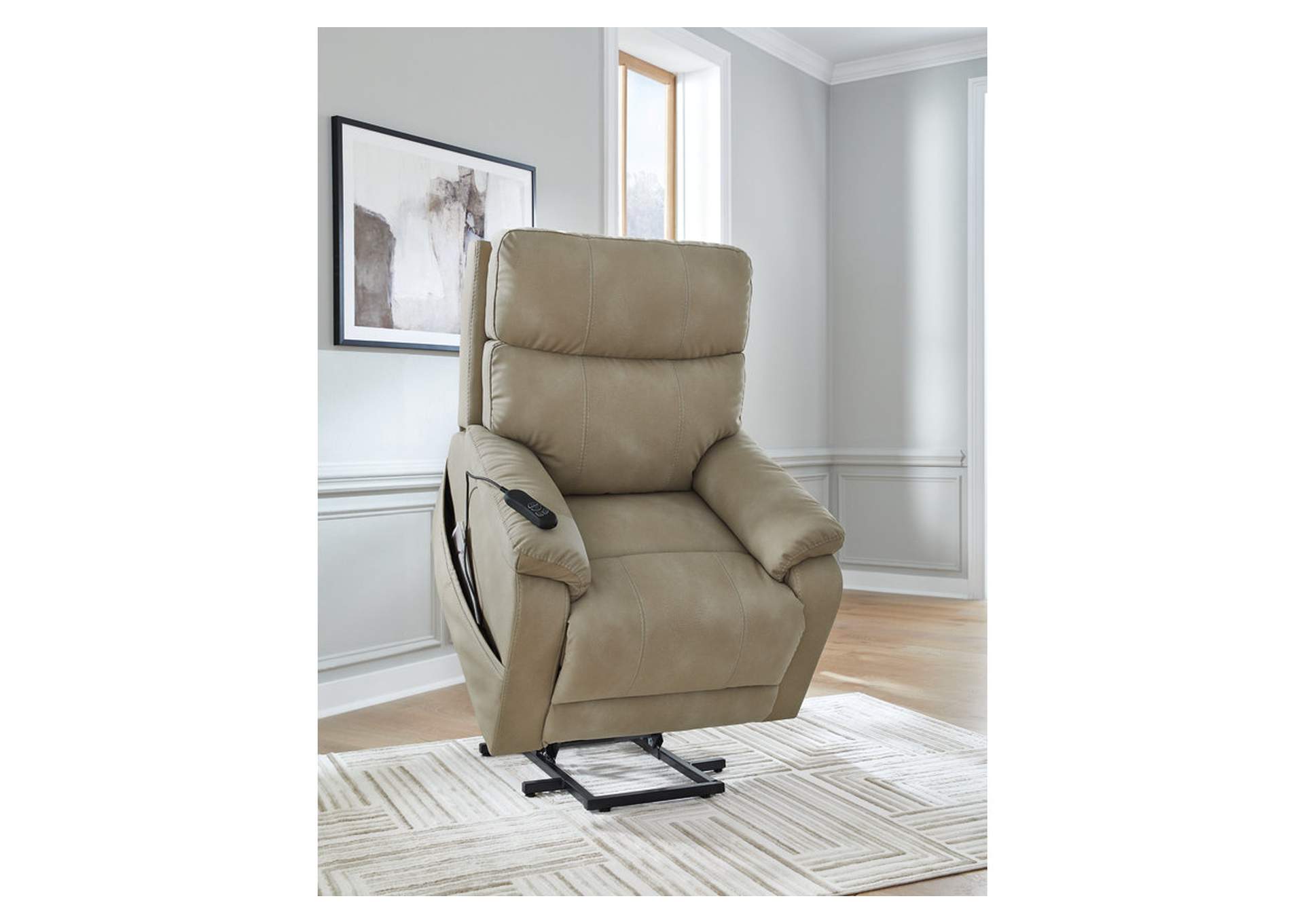 Next-Gen Durapella Power Lift Recliner,Signature Design By Ashley