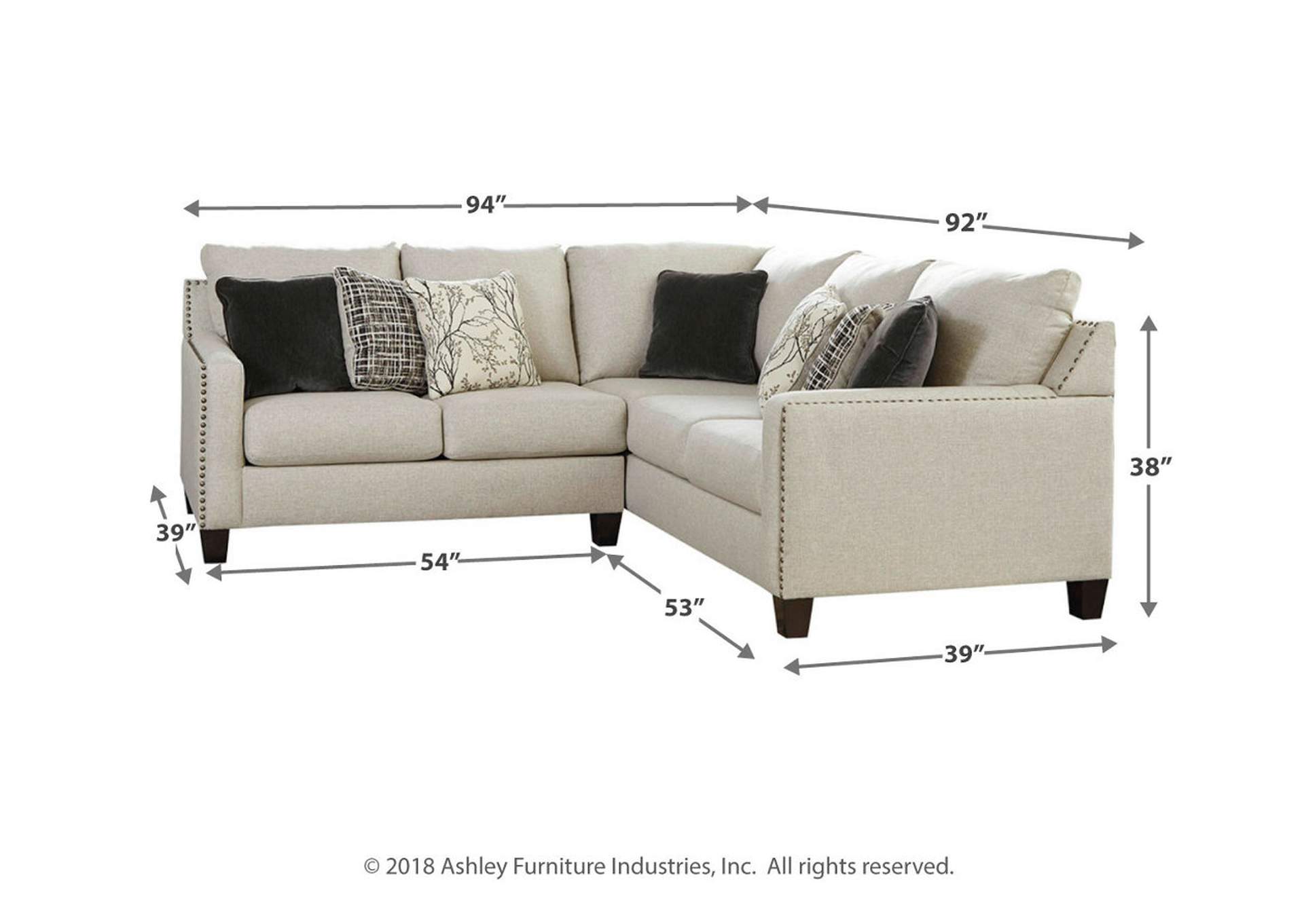 Hallenberg 2-Piece Sectional,Signature Design By Ashley