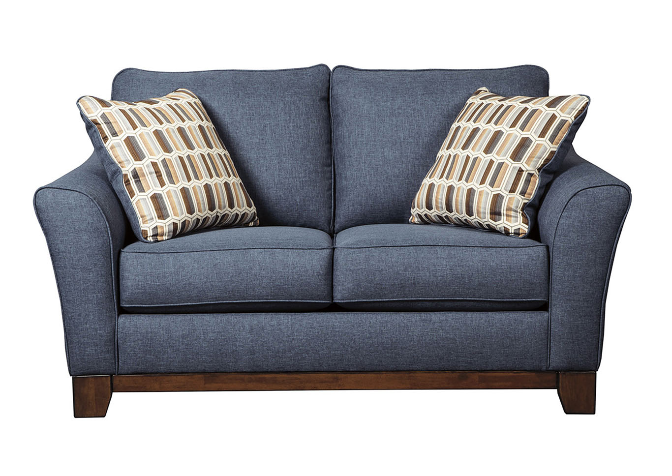 Janley Denim Loveseat,ABF Benchcraft