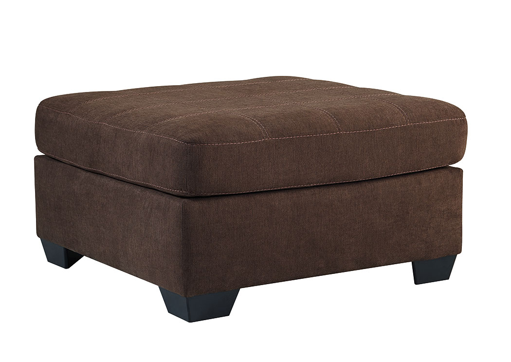 Maier Walnut Oversized Accent Ottoman,ABF Benchcraft