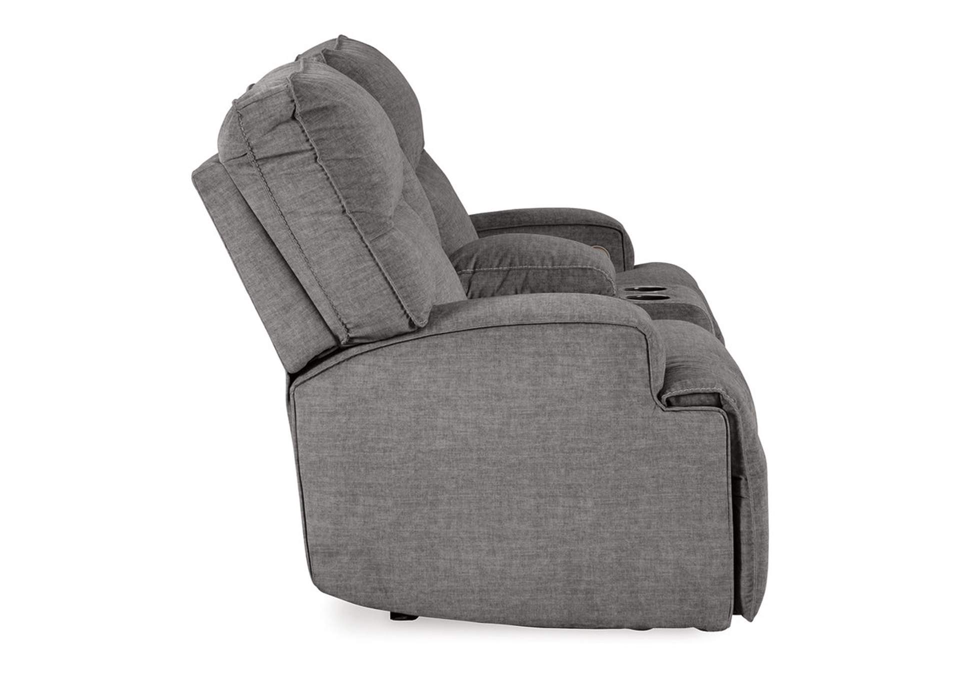 Coombs Power Reclining Loveseat with Console,Signature Design By Ashley