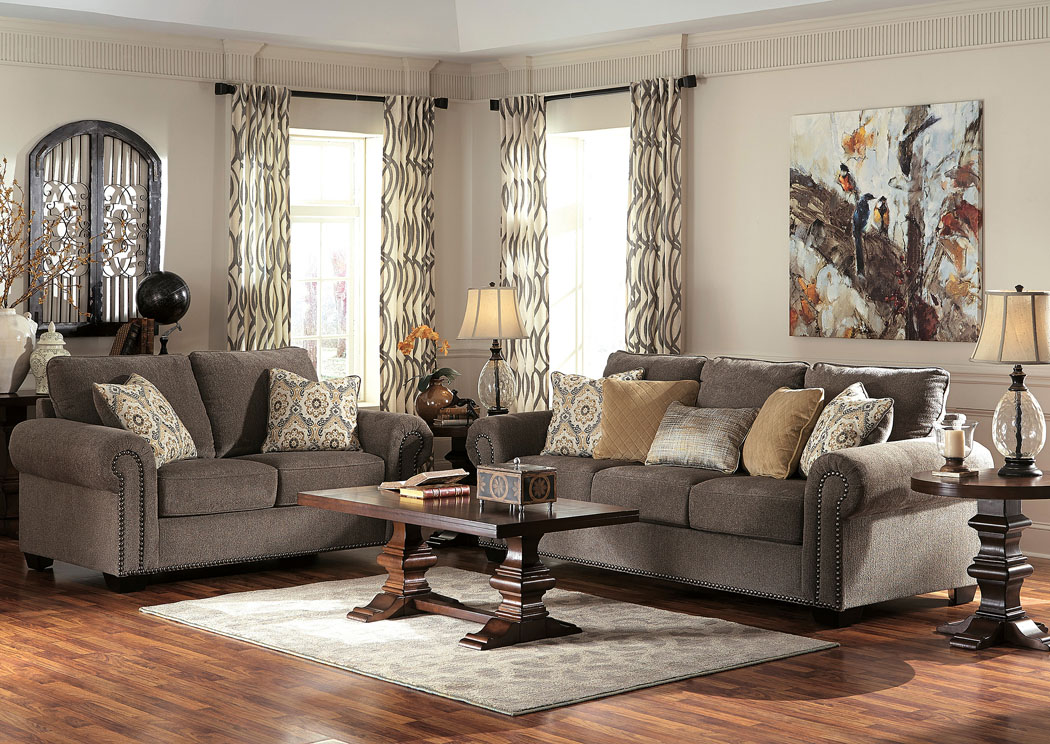 Emelen Alloy Sofa & Loveseat,ABF Benchcraft